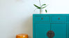 Breathe life into your decor with this unique blue Chinese cabinet