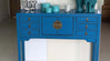 Chinese Antique Blue Console