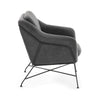 Brida Armchair in Dark Grey