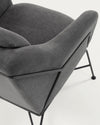 Brida Armchair in Dark Grey