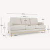 Mihaela Sofa (3 Seater)