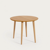Oqui Round Extendable Dining Table (Oak)