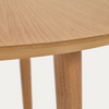 Oqui Round Extendable Dining Table (Oak)