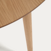 Oqui Round Extendable Dining Table (Oak)