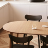 Oqui Round Extendable Dining Table (Oak)