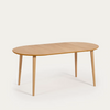 Oqui Round Extendable Dining Table (Oak)