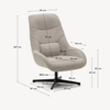 Celida Swivel Armchair