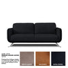 Andre Half Leather Sofa